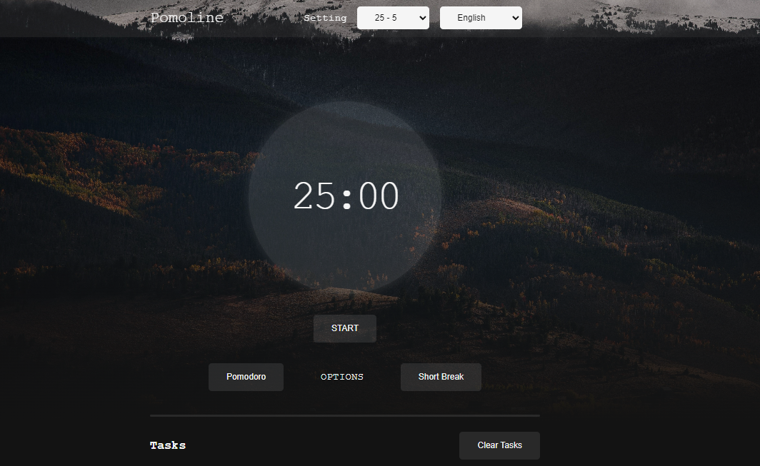 Pomoline project screenshot
