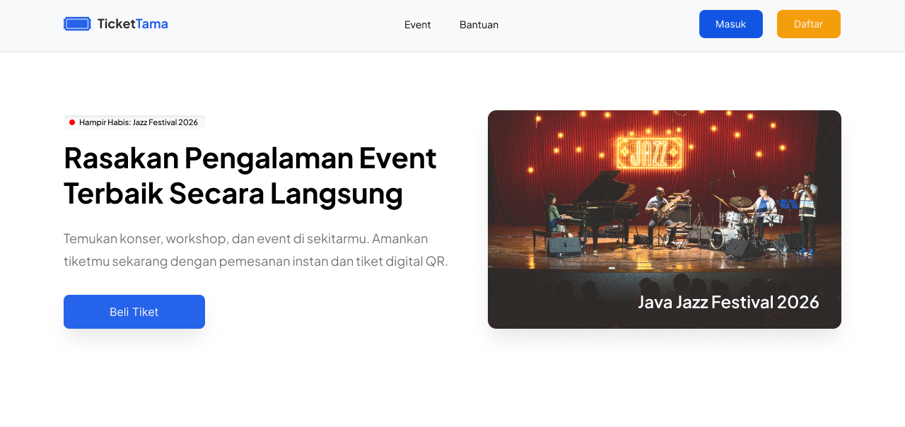 Ticket-Tama project screenshot